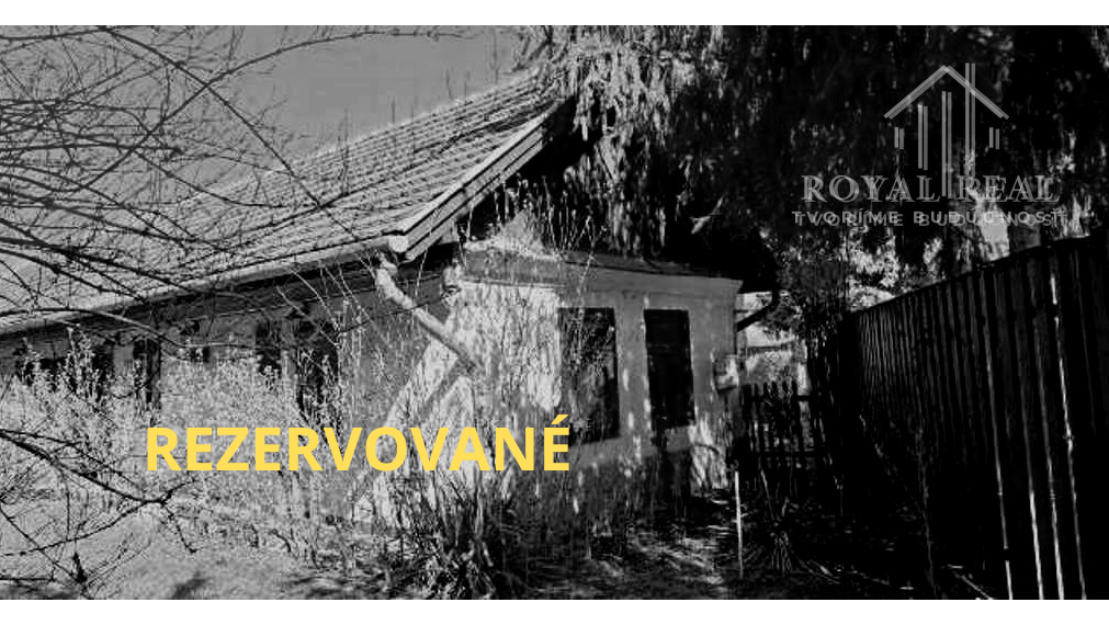 PANICKÉ DRAVCE okr. LUČENEC  -2 izbový víkendový domček - REZERVOVANÉ